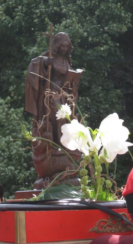 Statue de Sainte Marguerite de la Marche de Berzée